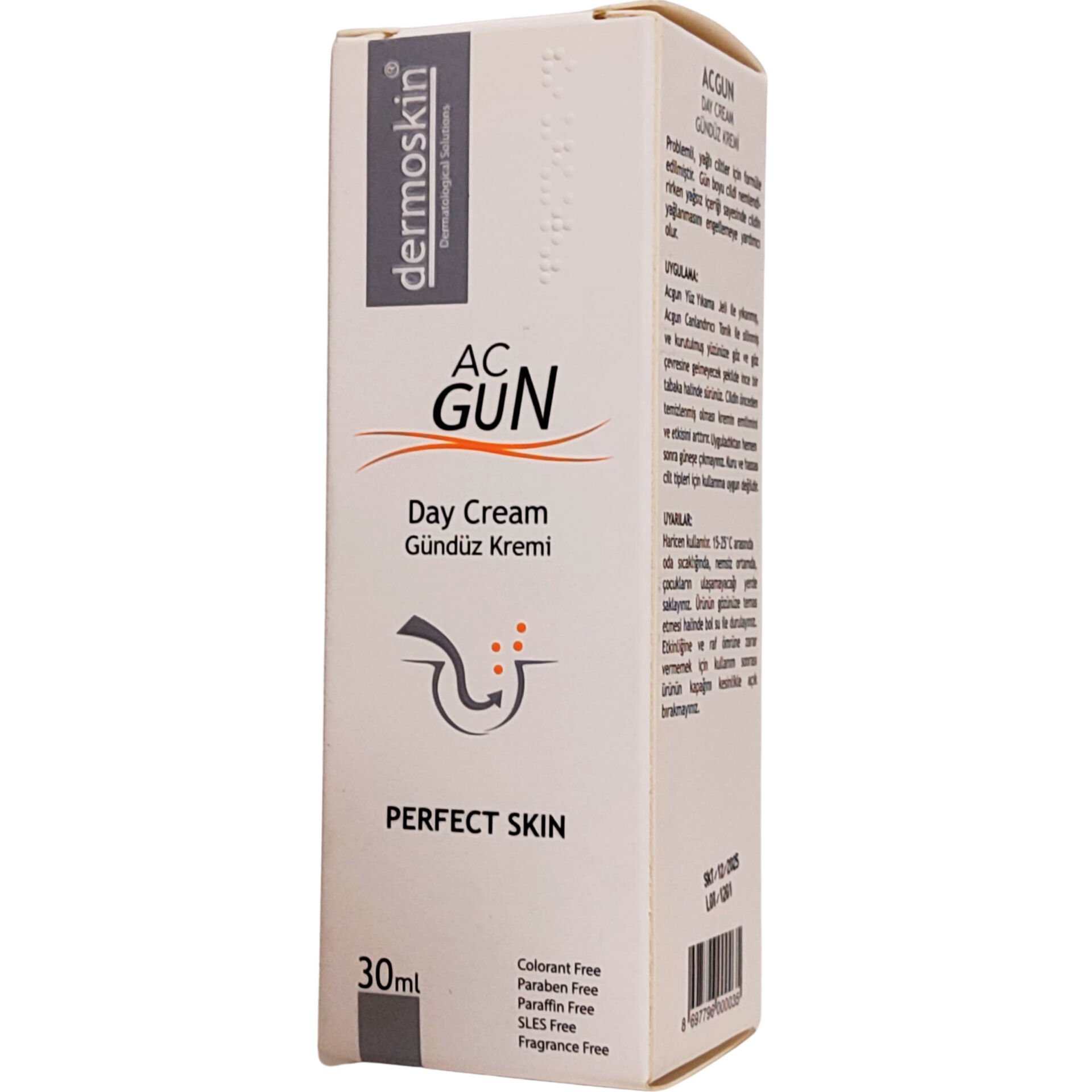 Dermoskin Acnegun Onarıcı Gündüz Kremi 30 ml
