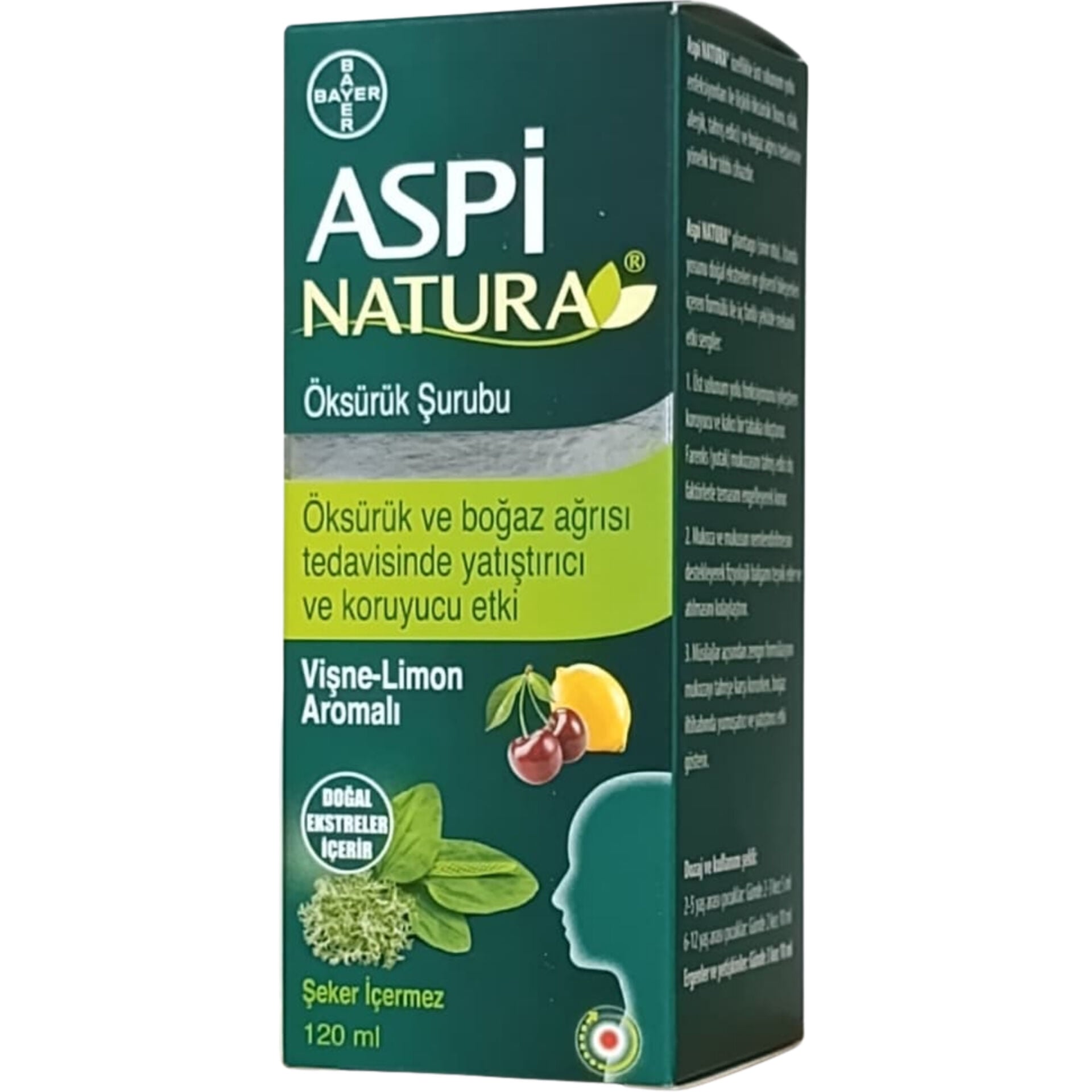 Aspinatura Vişne ve Limon Bitkisel Şurup 120 ml