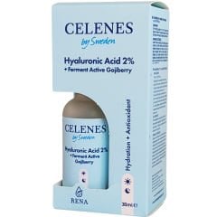 Celenes by Sweden Hyaluronic Acid + Ferment Active Gojiberry Cilt Bakım Serumu 30 ml