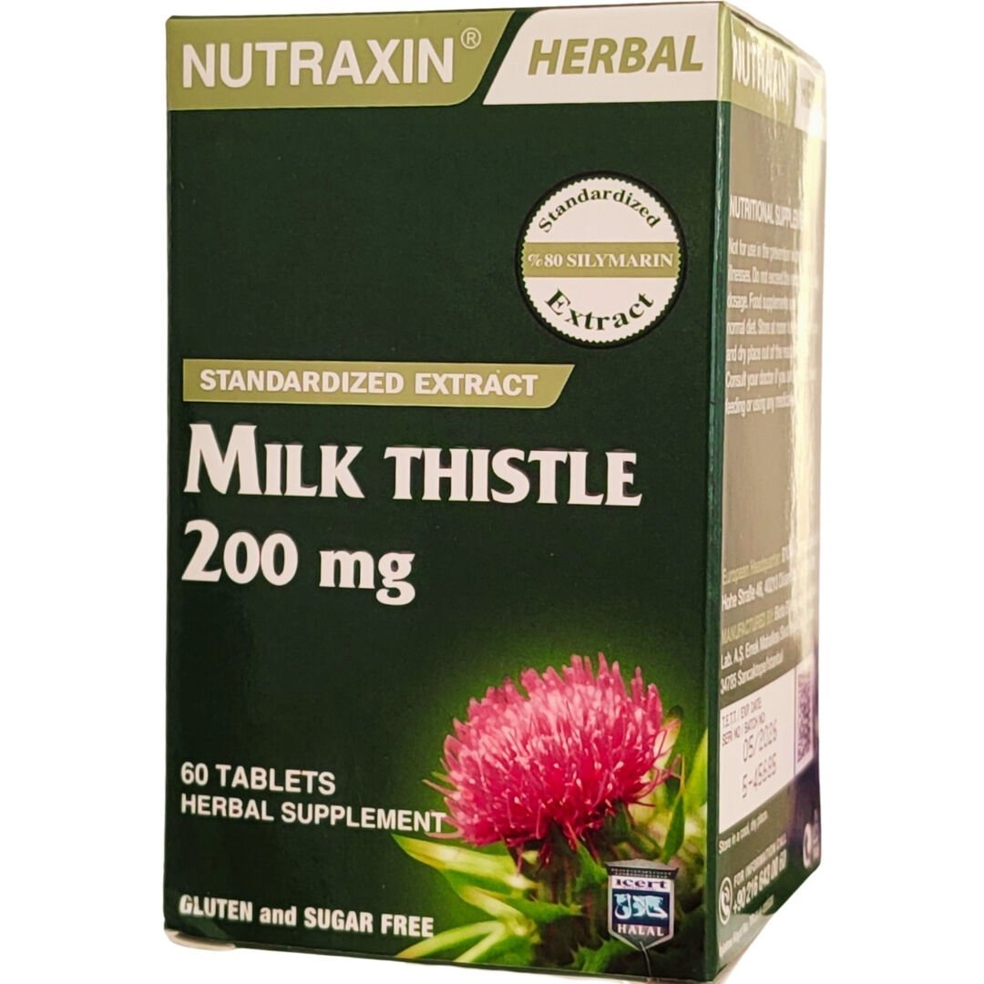 Nutraxin Milk Thistle(Deve Dikeni) 60 Tablet