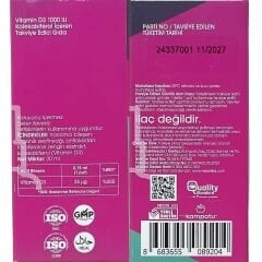 Voonka Vitamin D3 1000 IU Sprey 20 ml