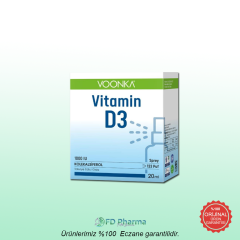 Voonka Vitamin D3 1000 IU Sprey 20 ml