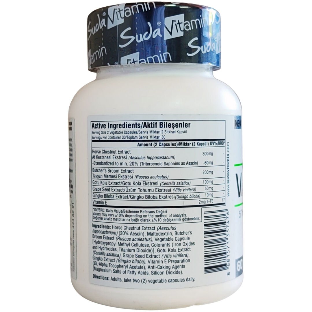 Suda Vitamin Variconn 60 Kapsül Fiyatı Kullanımı Yorumları Satın Al ...