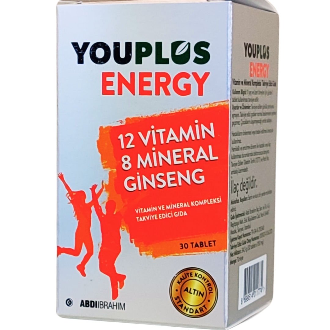 Youplus Energy Vitamin Mineral Kompleksi 30 Tablet