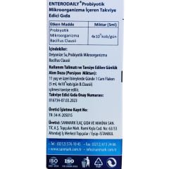 Sanmark Enterodaily Yetişkin Probiotic 5 ml x 10 Cam Flakon