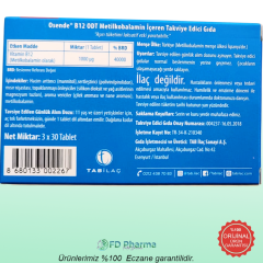 Osende Vit B12 30 Tablet - 3 Al 2 Öde
