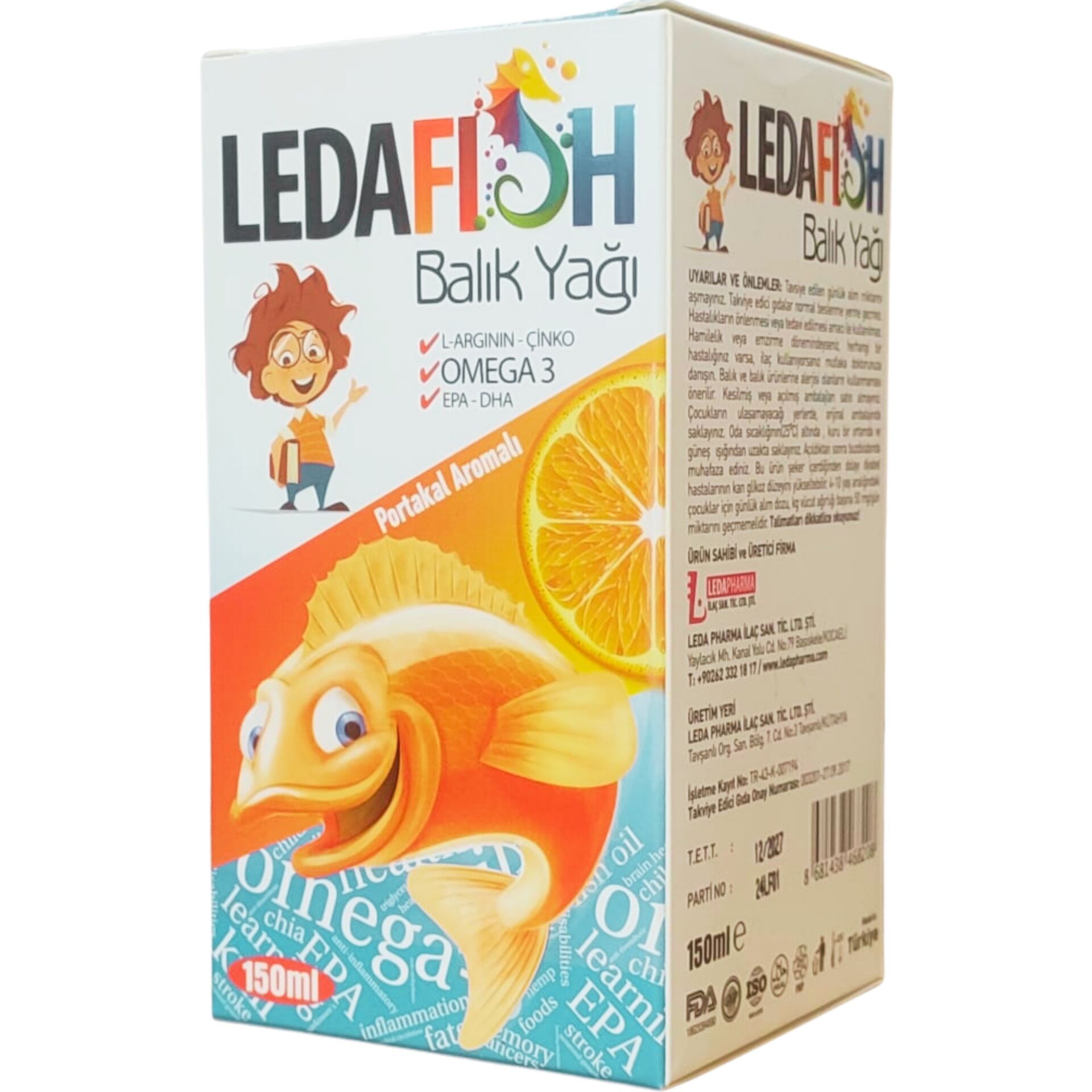 Ledafish Balık Yağı 150 ml