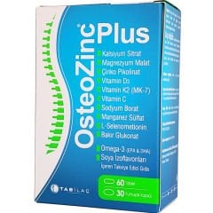 Osteozinc Plus 60 Tablet + 30 Yumuşak Kapsül