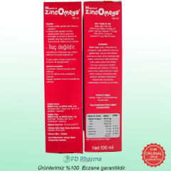 Zincomega Omega 3 Balık Yağı Şurubu 100 ml