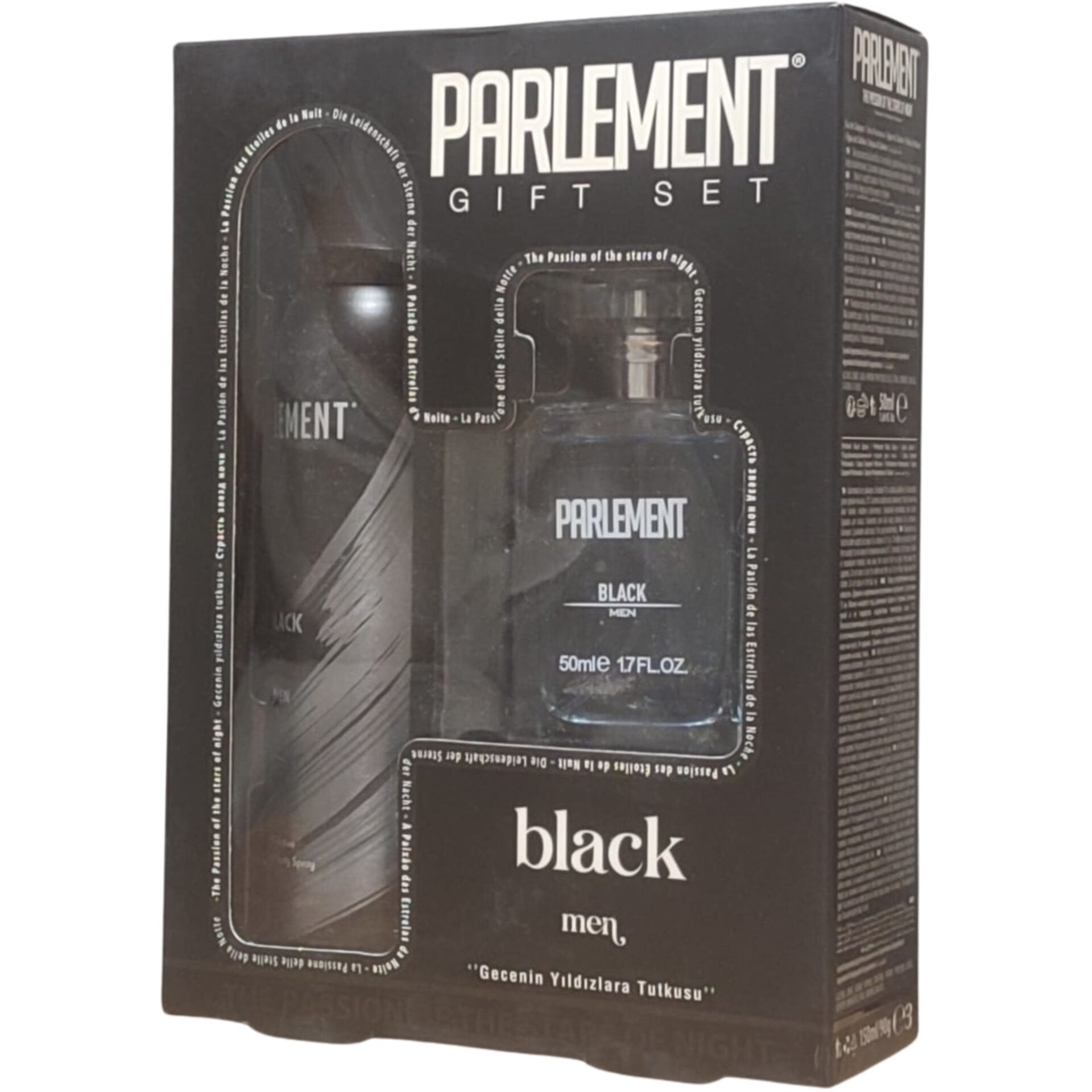 Parlement Black Erkek Parfüm 50 Ml + Deodorant Set 150 Ml
