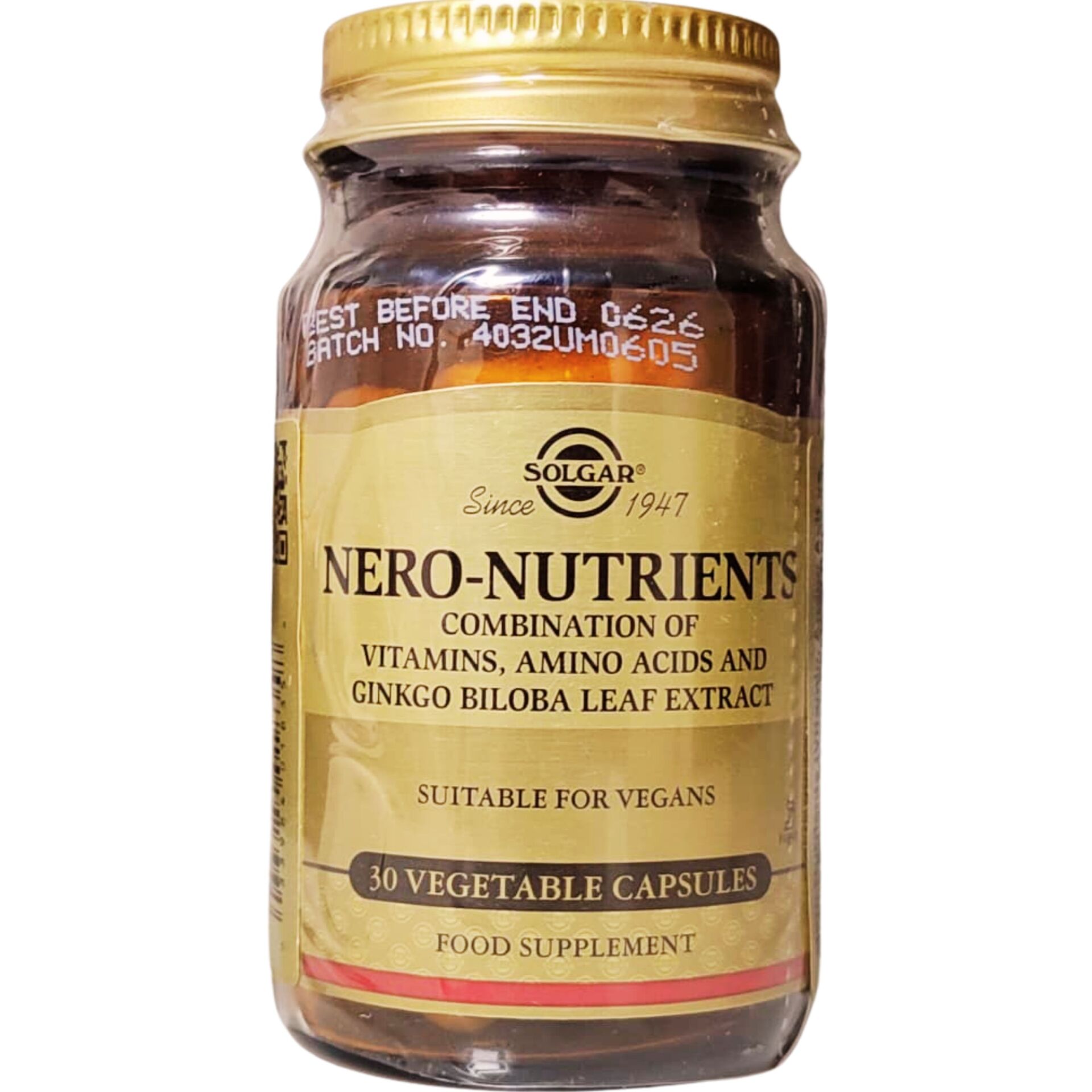 Solgar Nero Nutrients 30 Kapsül