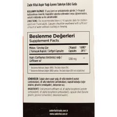 Zade Vital Aspir Yağı 600 mg 60 Kapsül