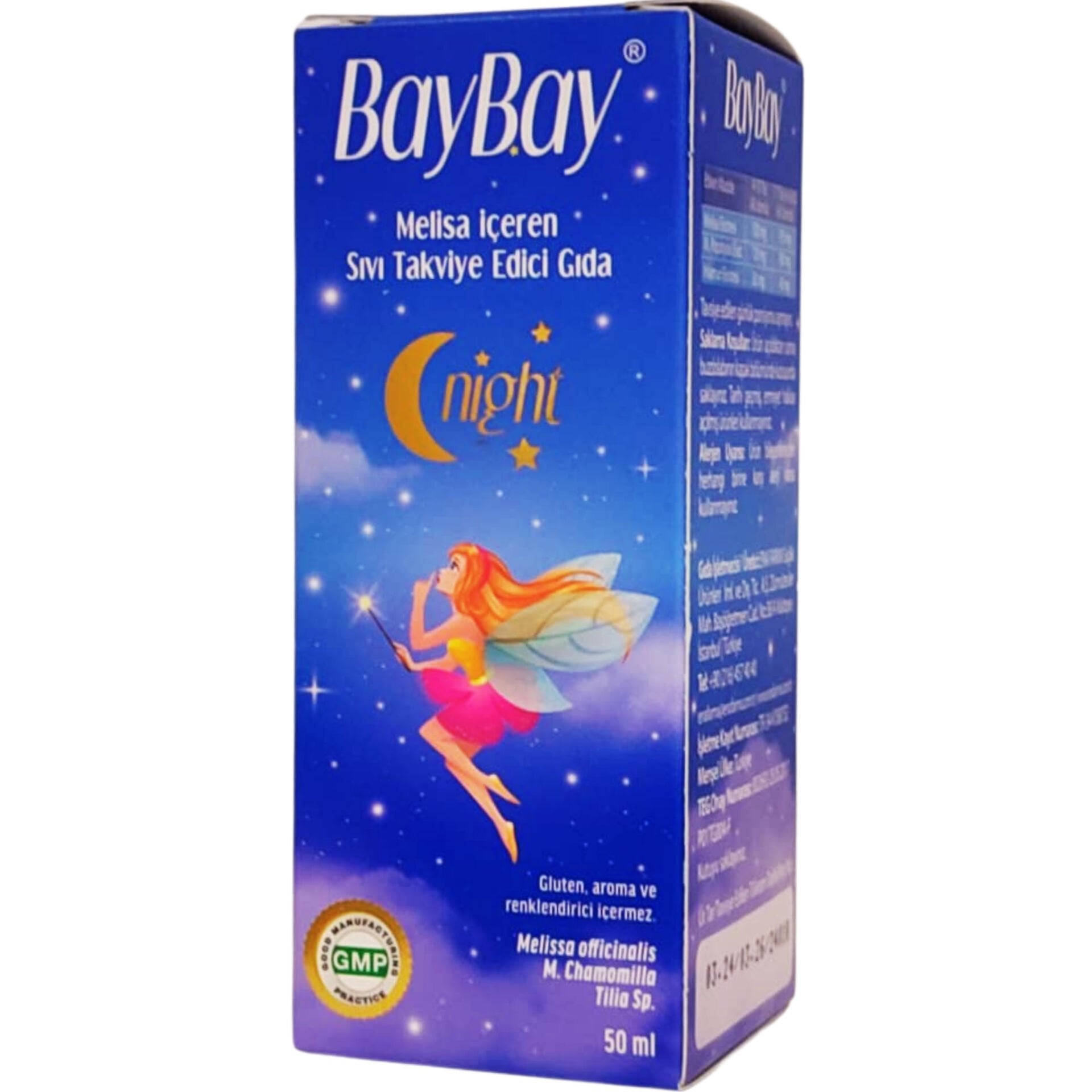 BAYBAY Damla Night Melisa İçeren Takviye Edici Gıda 50 ml