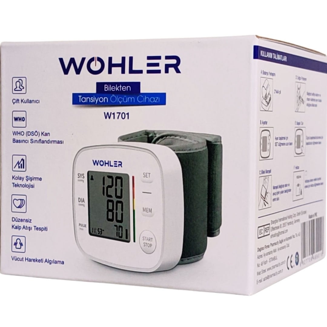 Wohler ST-1 Bilekten Otomatik Tansiyon Aleti