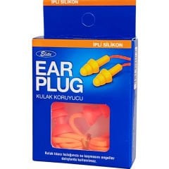 Elite İpli Silikon Kulak Tıkacı