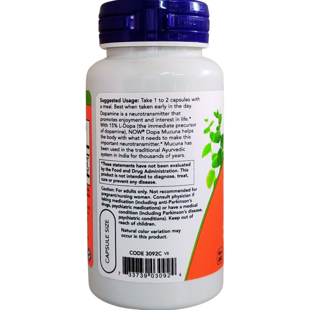 Socr@te Capsul Now Foods Dopa Mucuna 90 Veggie Capsul - İthal Fiyatı Kullanımı ...