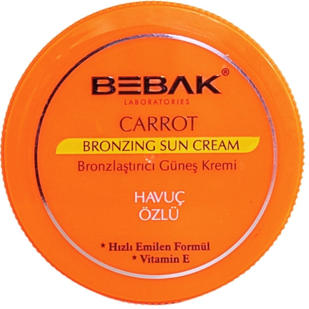Bebak Havuç Özlü Bronzlaştırıcı Krem 100 ml