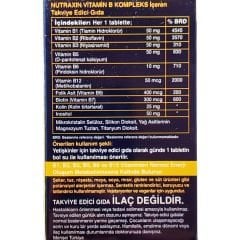 Nutraxin B Complex Vitamin 60 Kapsül