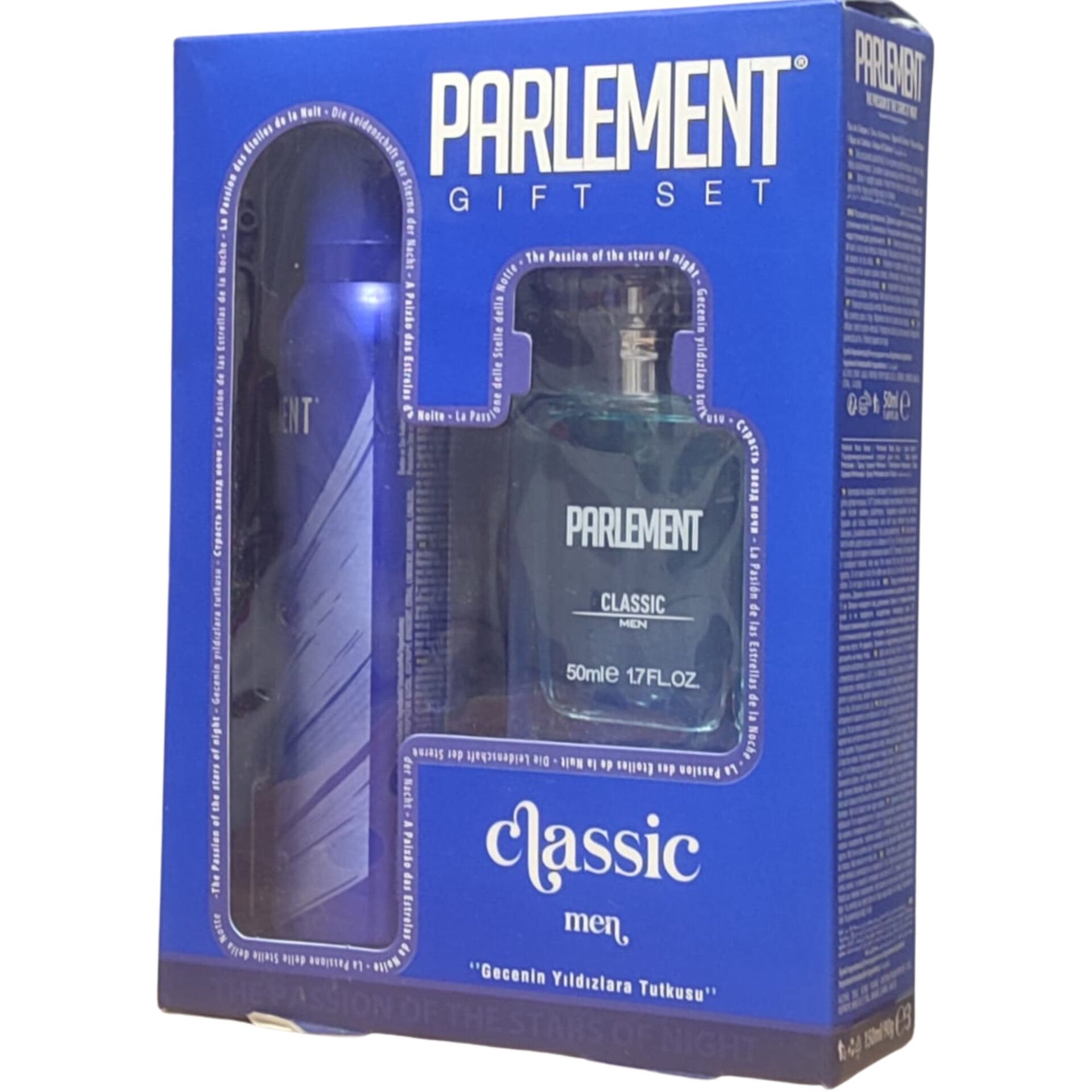 Parlement Men Classic Gift Set  Parfüm 50 ml + Deodorant 150 ml