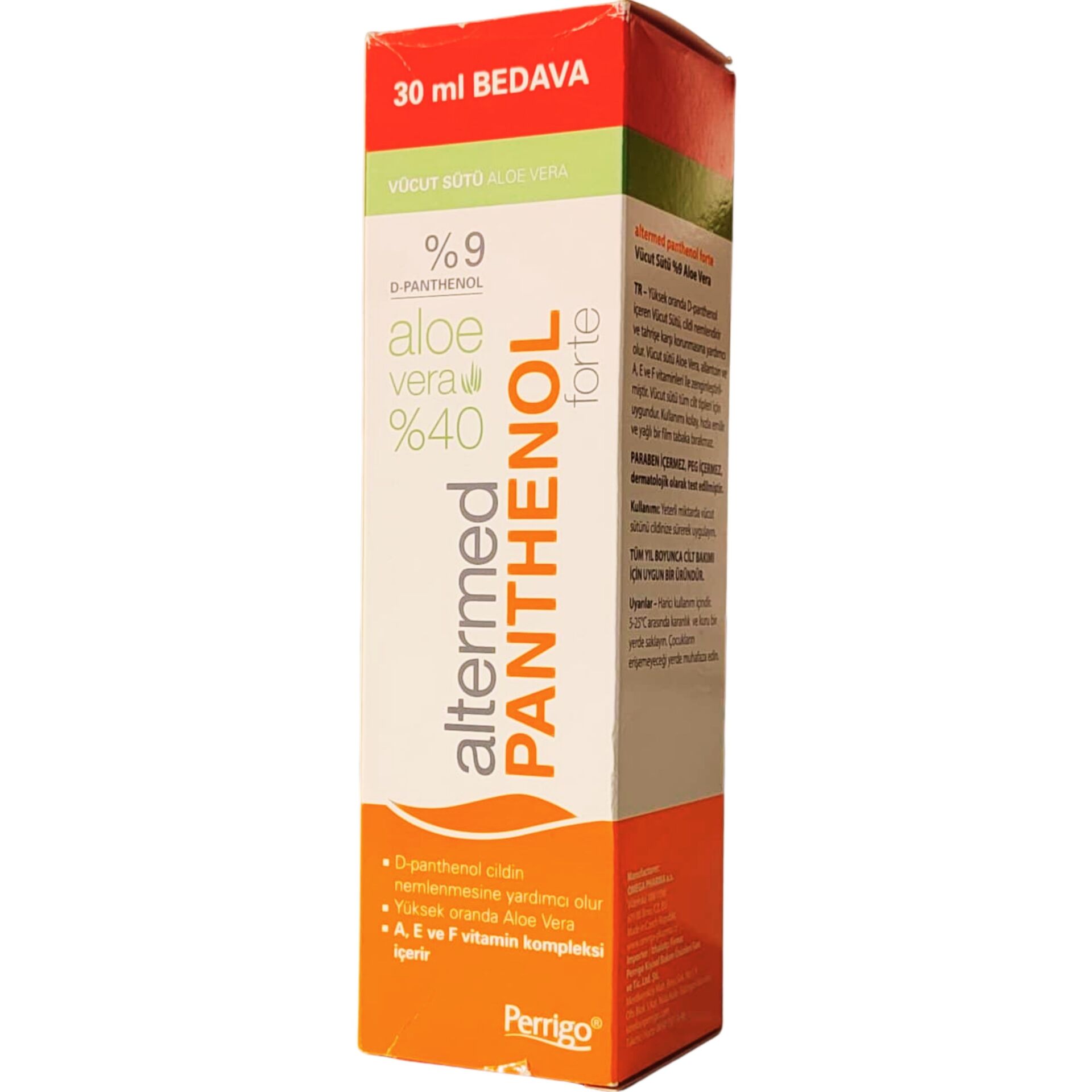 Altermed %9 Panthenol Forte Vücut Sütü 230 ml