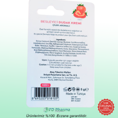 Fe Besleyici Dudak Kremi SPF30 Çilekli 5gr