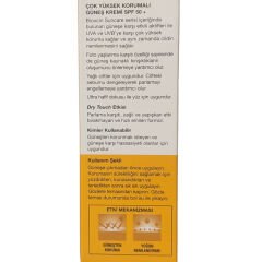 Bioxcin Suncare Güneş Kremi Yağlı Ciltler SPF50+ 50 ml