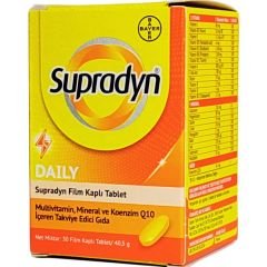 Supradyn Daily 30 Film Kaplı Tablet