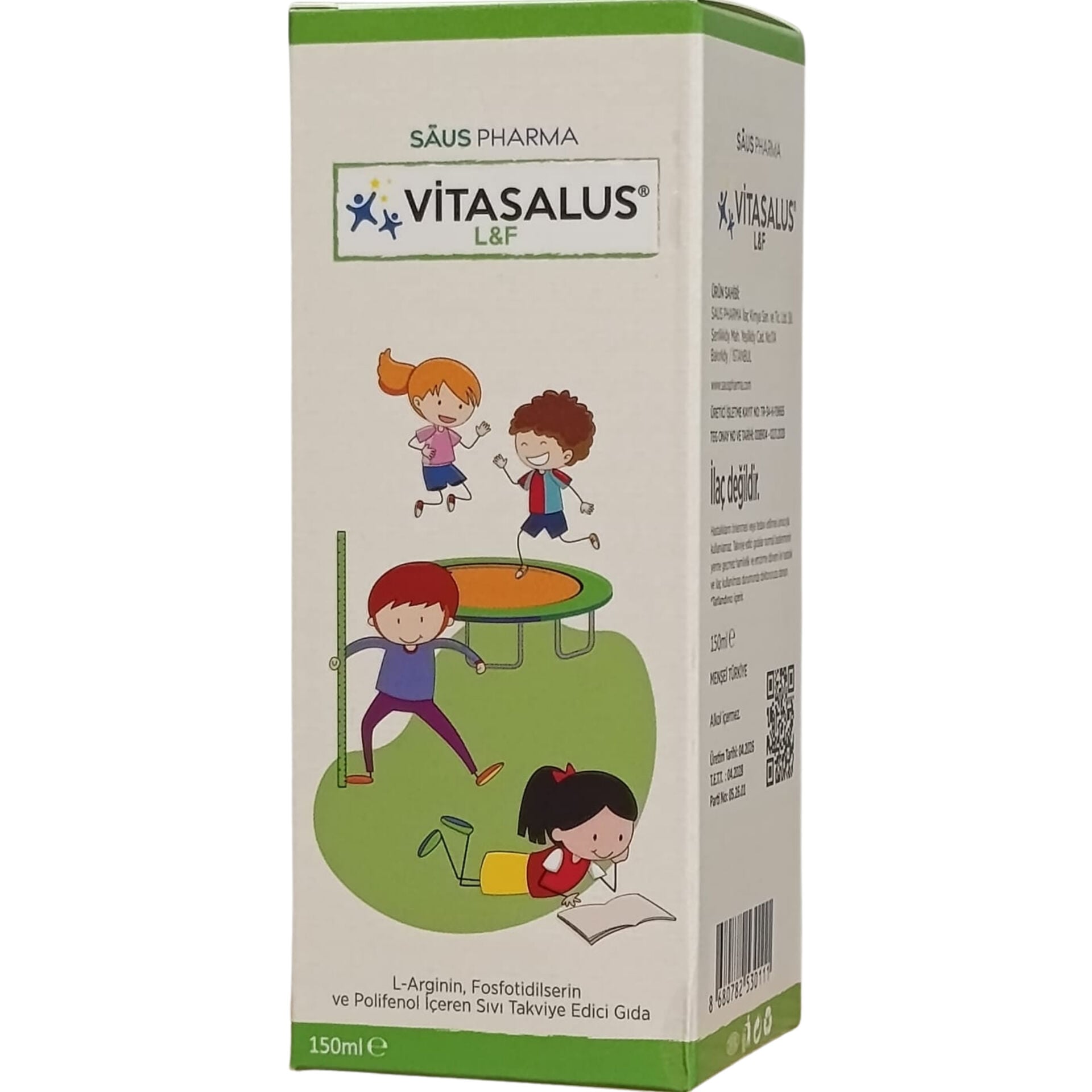 Vitasalus L-Arginin Multivitamin Takviye Edici Gıda 150 ml