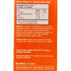 Ocean Vitamin C 1000 mg 30 Tablet