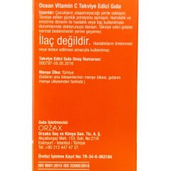 Ocean Vitamin C 1000 mg 30 Tablet