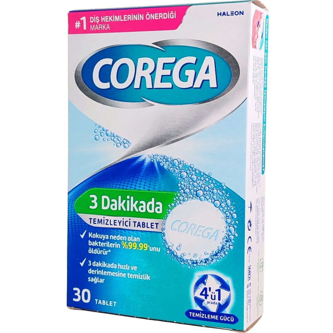 Corega Diş Protezi Temizleyici 30 Tablet