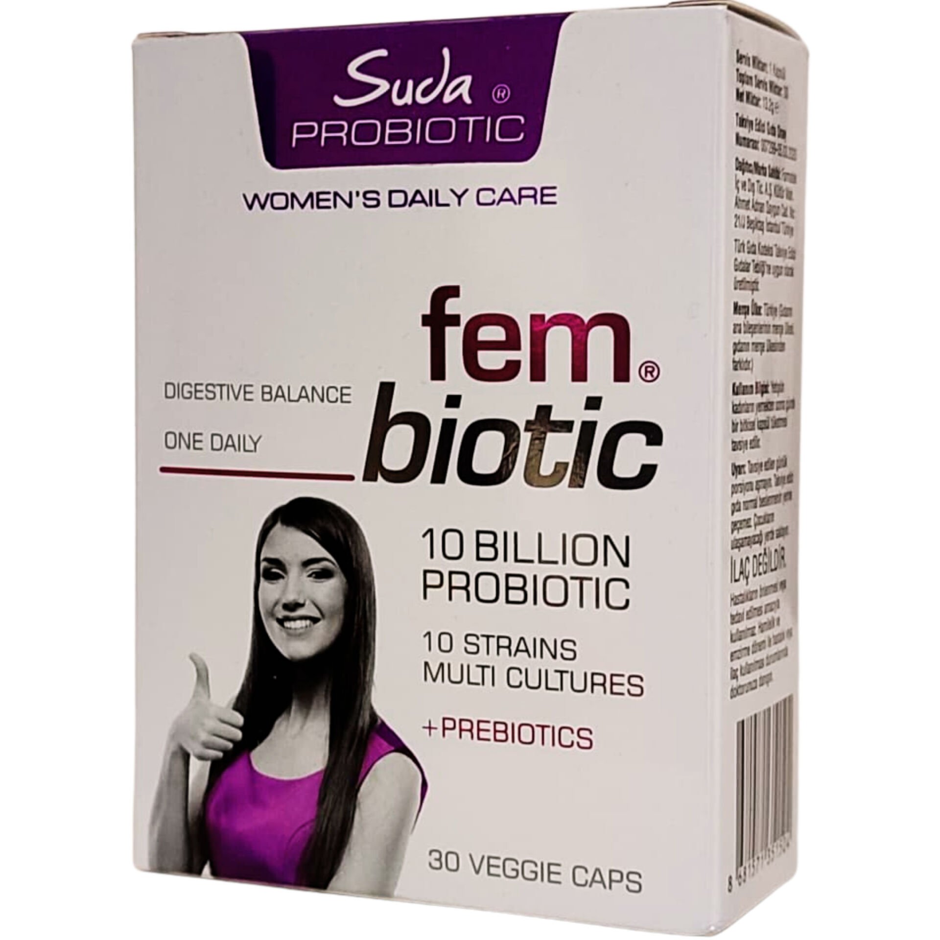 Suda Probiotic Fem Biotic 30 Kapsül
