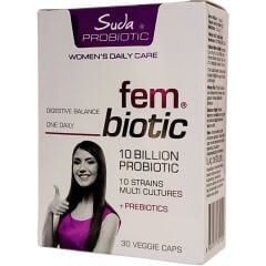 Suda Probiotic Fem Biotic 30 Kapsül