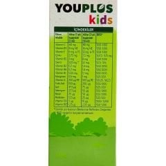 Youplus Kids VM Multivitamin ve Mineral Kompleksi 150 ml