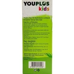 Youplus Kids VM Multivitamin ve Mineral Kompleksi 150 ml