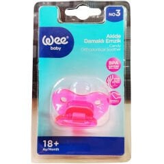 Wee Baby 113 Yalancı Emzik Silikon Akide Damaklı No: 3