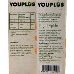Youplus Vitamin C Çinko Propolis 20 Efervesan Tablet Takviye Edici Gıda