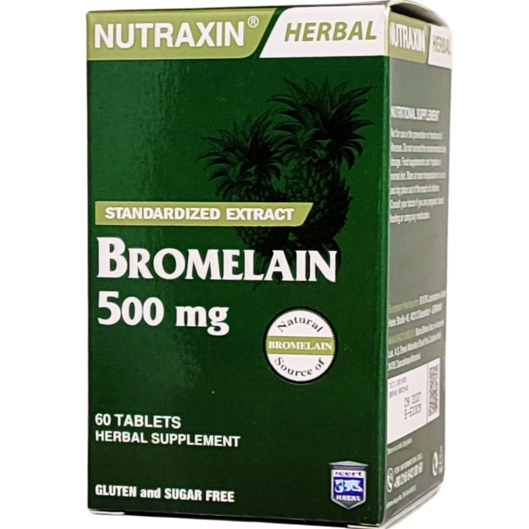 Nutraxin Bromelain 500mg Ananas 60 Tablet