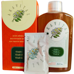 Akavital Akasya Gamı Çilek Aromalı Multivitamin İçeren Takviye Edici Gıda 500 ml