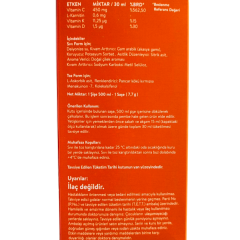 Akavital Akasya Gamı Çilek Aromalı Multivitamin İçeren Takviye Edici Gıda 500 ml