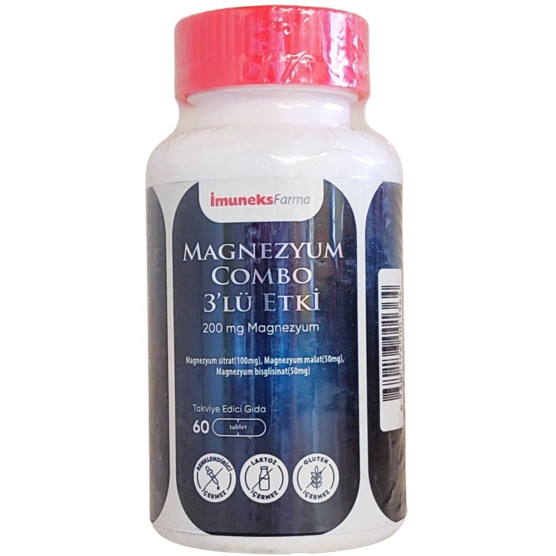 İmuneks Magnezyum Combo 3'lü Etki 60 Tablet