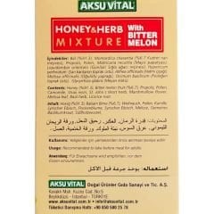 Aksu Vital Bal & Bitki Karışımı Kudret Narı Macunu 230 gr