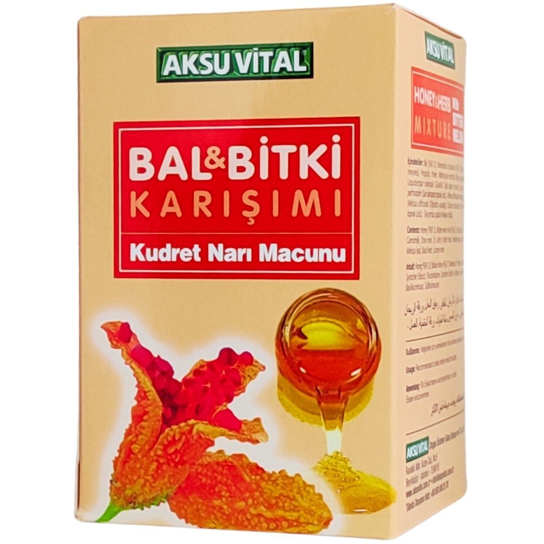 Aksu Vital Bal & Bitki Karışımı Kudret Narı Macunu 230 gr