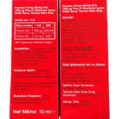 Imuneks Farma Methyl B12 Sprey 1000 mcg 10 ml