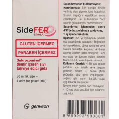 SideFER Damla Sukrozomiyal Demir 30 ml