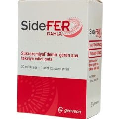 SideFER Damla Sukrozomiyal Demir 30 ml
