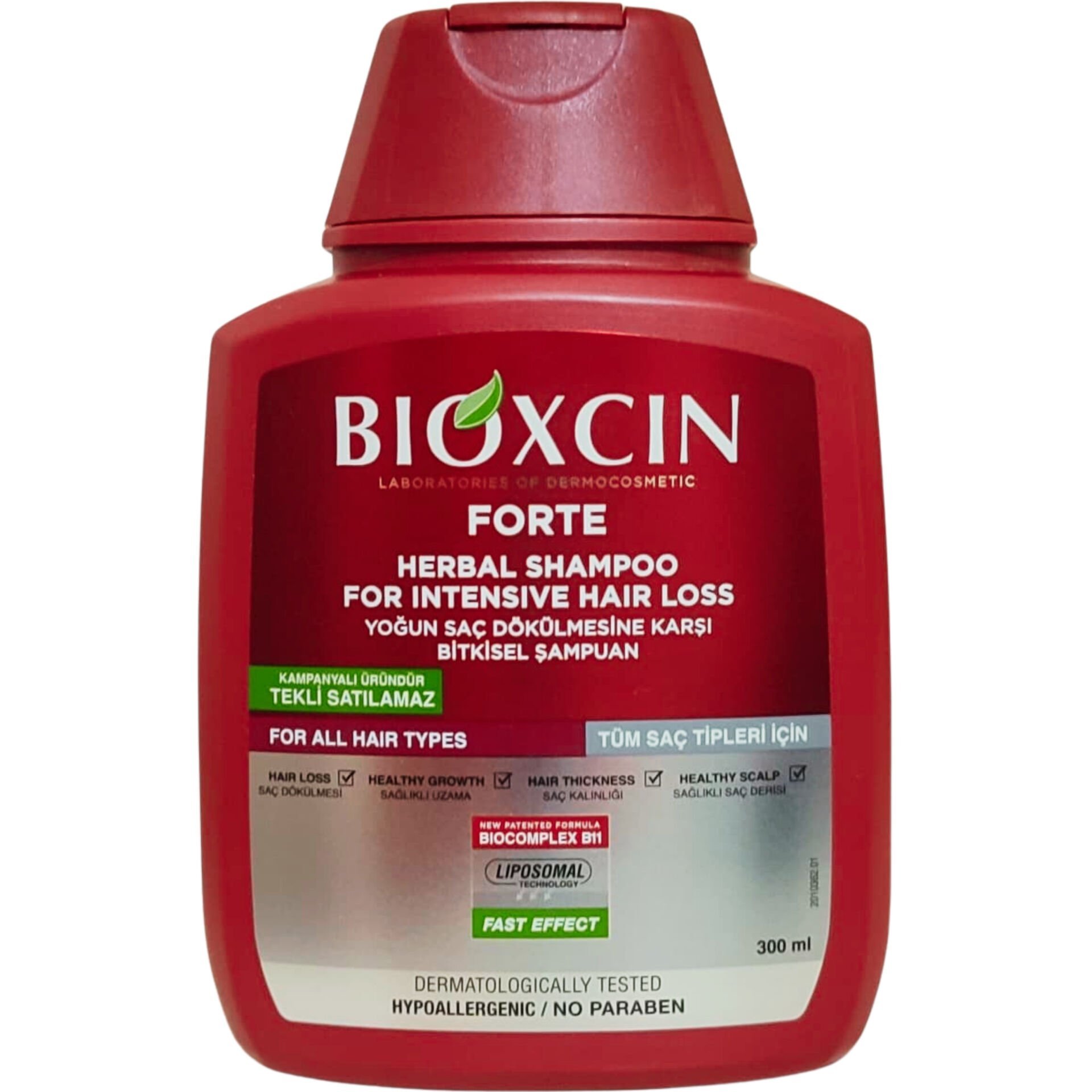 Bioxcin Forte Bitkisel Şampuan 300 ml Kutusuz