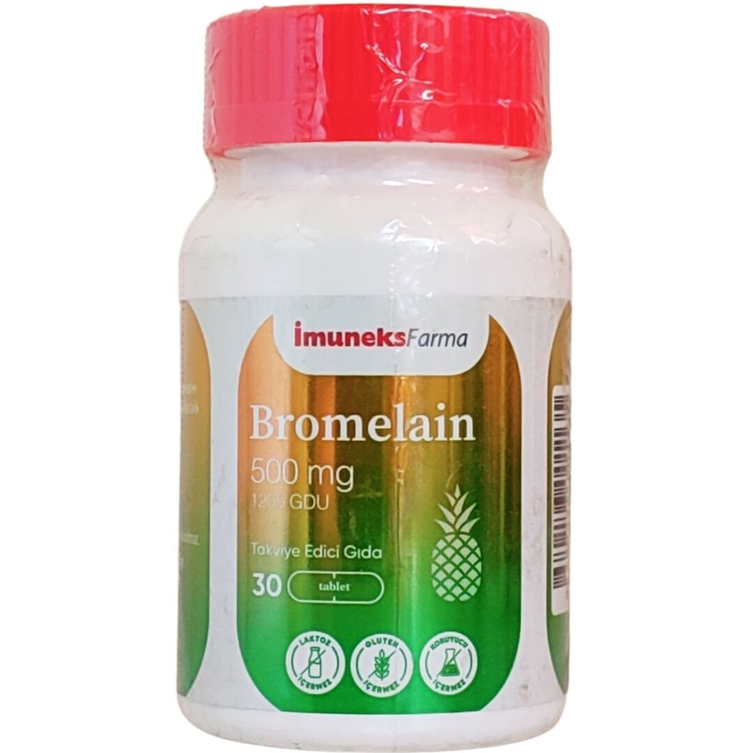 İmuneks Farma Bromelain 500 mg 30 Tablet
