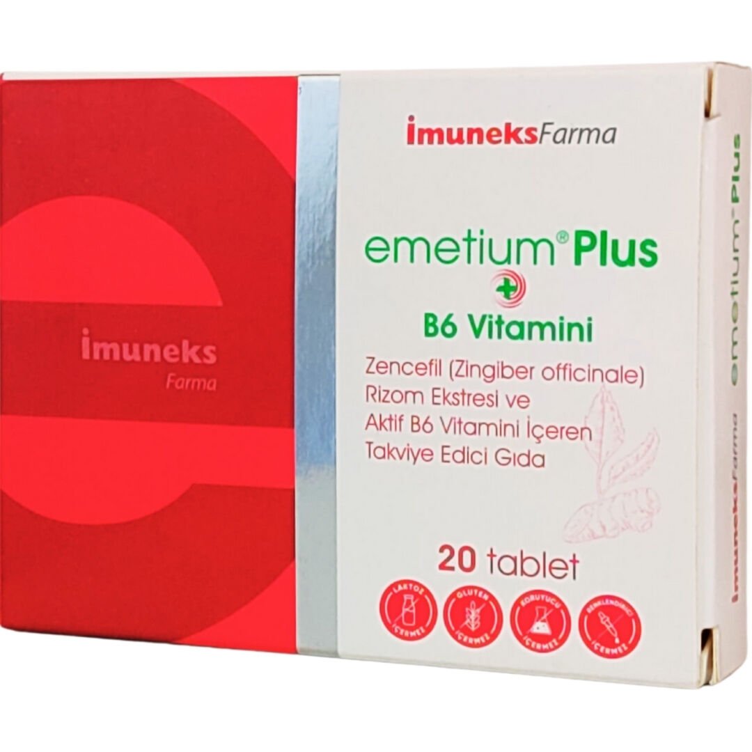 İmuneks Farma Emetium Plus 20 Tablet