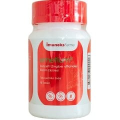 İmuneks Farma Emetium Zencefil Rizom Ekstresi İçeren Takviye Edici Gıda 15 Tablet